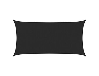 vidaXL Zonnezeil Zwart 3x6m HDPE - 40% Korting! Nu op = op!