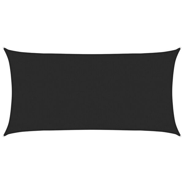 vidaXL Zonnezeil Zwart 3x6m HDPE - 40% Korting! Nu op = op!