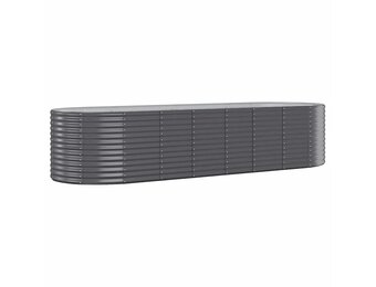 vidaXL Plantenbak Staal Antraciet 322x100x68cm - 40% Korting!