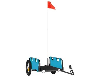 VidaXL Fietstrailer Blauw - 40% Korting! Ideaal voor Transport