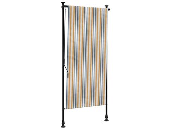 VidaXL Buiten Rolgordijn 120x270cm - Geel/Wit (42% Korting!)