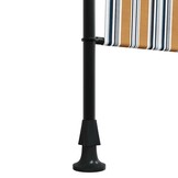 VidaXL Buiten Rolgordijn 120x270cm - Geel/Wit (42% Korting!)