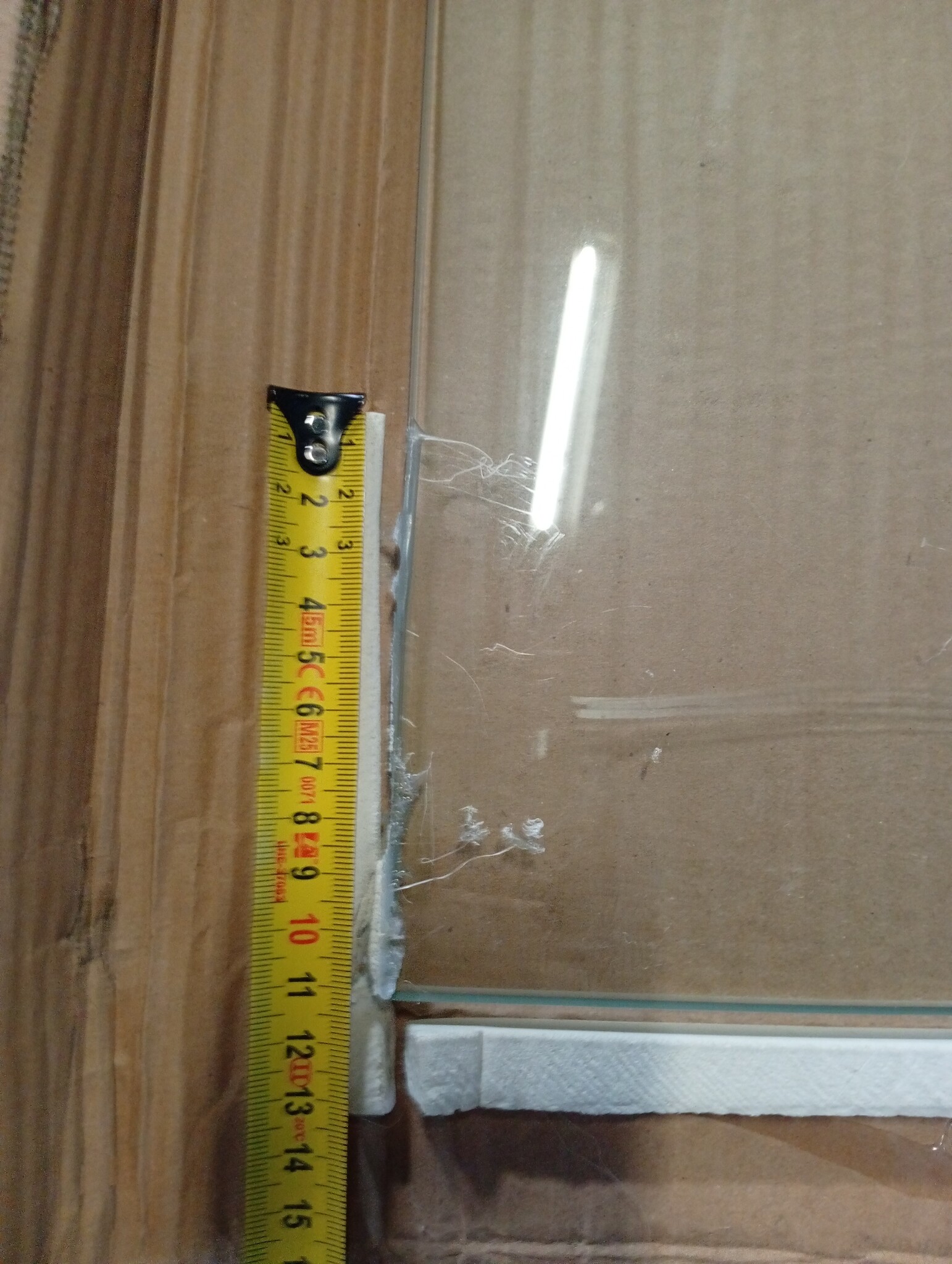 VidaXL Openhaard Glasplaat 80x60cm - 55% Korting! Lichte Krasjes