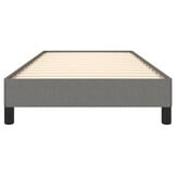 vidaXL Bedframe 90x200cm Donkergrijs Stof - Nu 40% Korting!