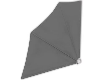 VidaXL Balkonscherm Inklapbaar 140x140cm Grijs - 40% Korting!