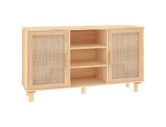 VidaXL Dressoir Grenenhout Rattan - 55% Korting! Lichte Krasjes