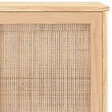 VidaXL Dressoir Grenenhout Rattan - 55% Korting! Lichte Krasjes
