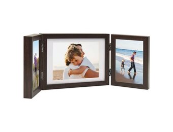 VidaXL Fotolijst Drieluik Donkerbruin - 35% Korting!