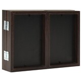 VidaXL Fotolijst Drieluik Donkerbruin - 35% Korting!