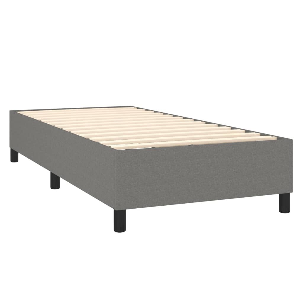 VidaXL Bedframe 100x200cm Donkergrijs - 40% Korting!