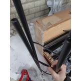 vidaXL Bedframe Metaal Gerookt Eiken 120x200cm - 60% Korting!