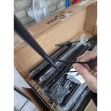 vidaXL Bedframe Metaal Gerookt Eiken 120x200cm - 60% Korting!