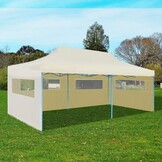 VidaXL Pop-up Partytent 3x6m Crème | 40% Korting!
