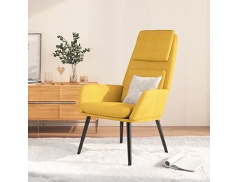 vidaXL Relaxstoel Mosterdgeel - 40% Korting - Comfortabele Fauteuil
