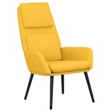 vidaXL Relaxstoel Mosterdgeel - 40% Korting - Comfortabele Fauteuil