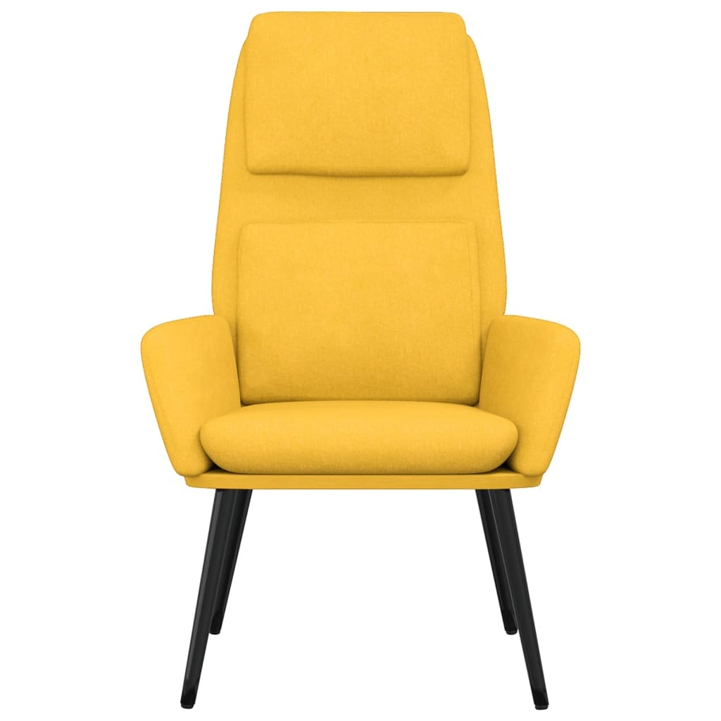vidaXL Relaxstoel Mosterdgeel - 40% Korting - Comfortabele Fauteuil