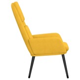 vidaXL Relaxstoel Mosterdgeel - 40% Korting - Comfortabele Fauteuil