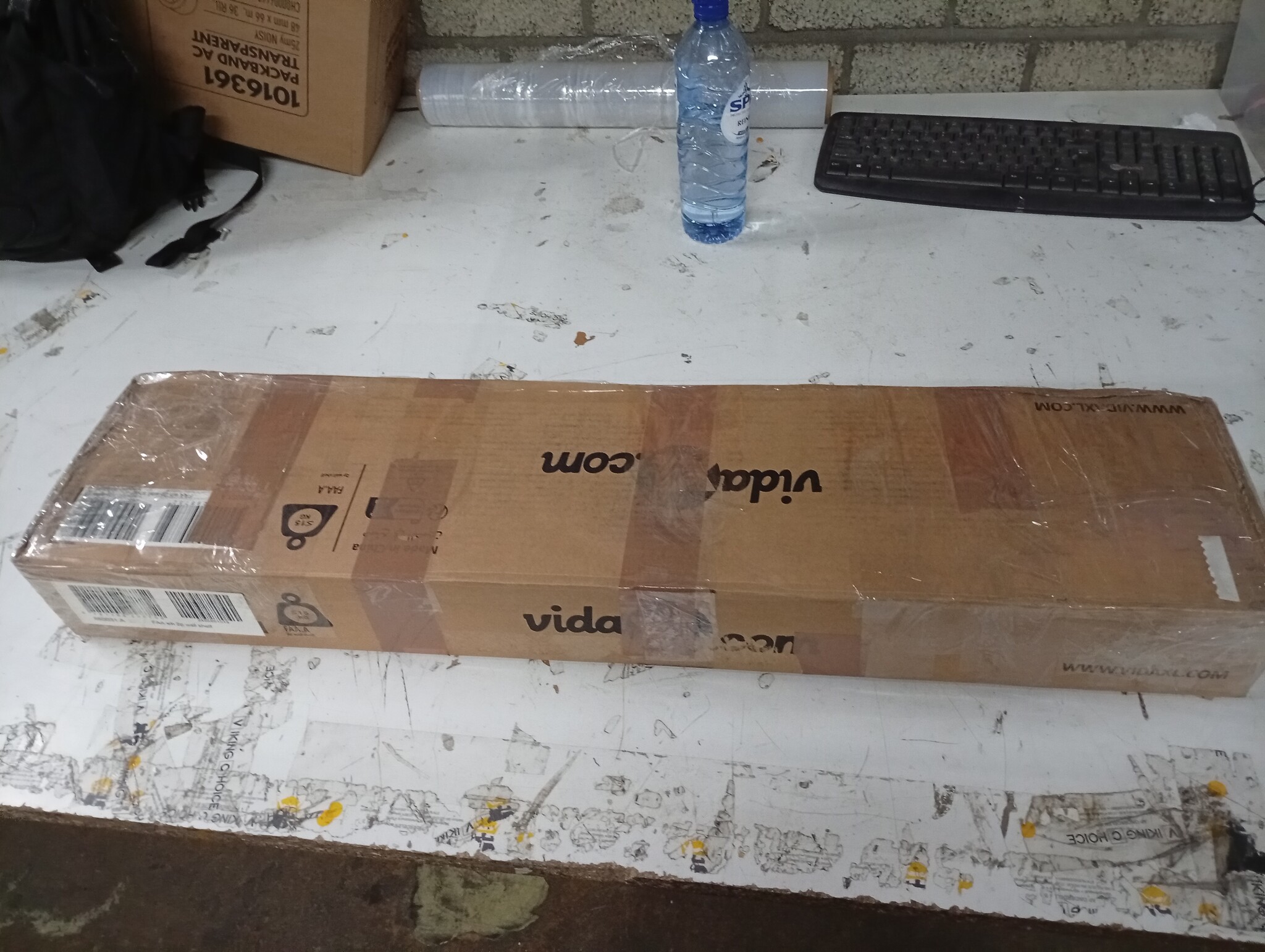 vidaXL Wandschappen 2 st. Wit - 55% Korting! (Lichte Kras)