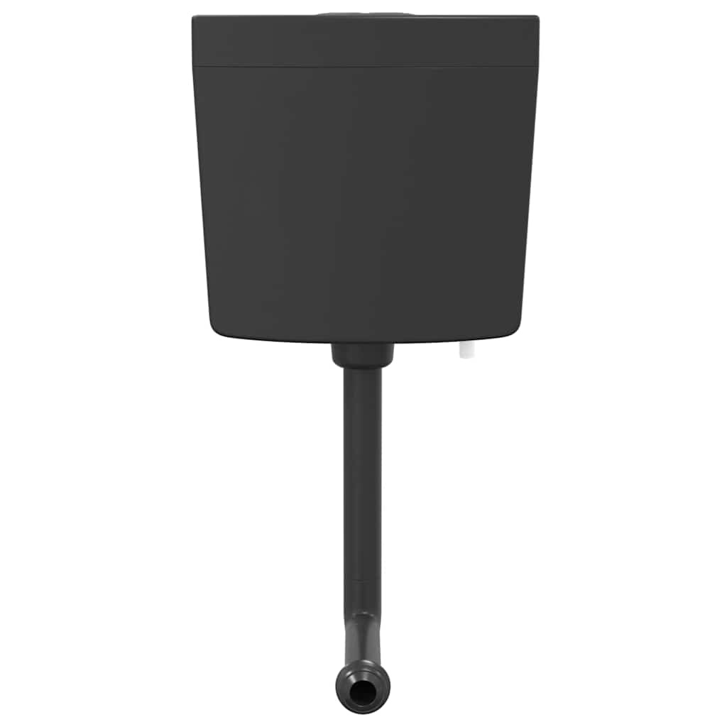 VidaXL Toiletstortbak Zwart - 40% Korting! Nu 3/6 L met waterinlaat onderin