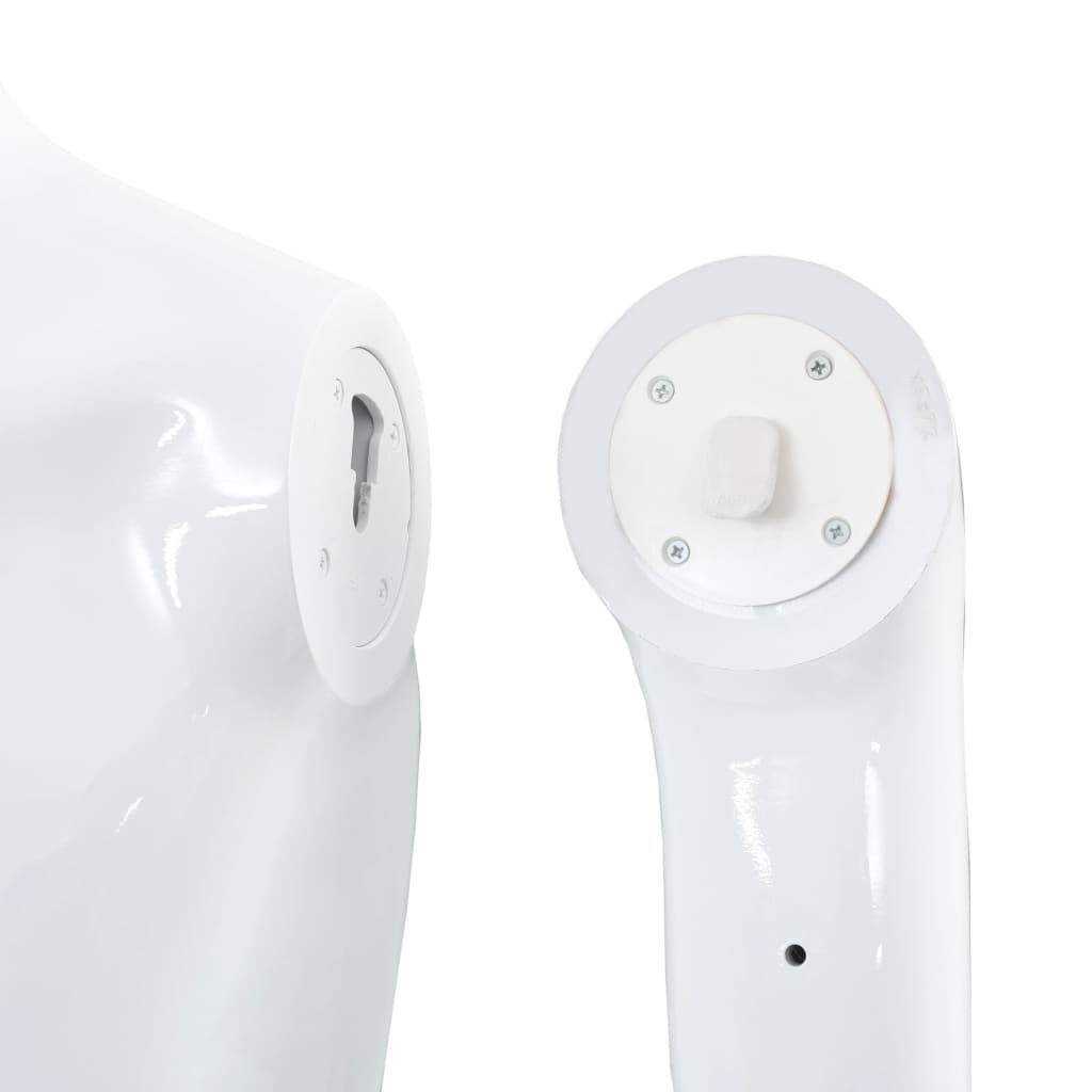 VidaXL Etalagepop Man Glanzend Wit - 40% Korting!