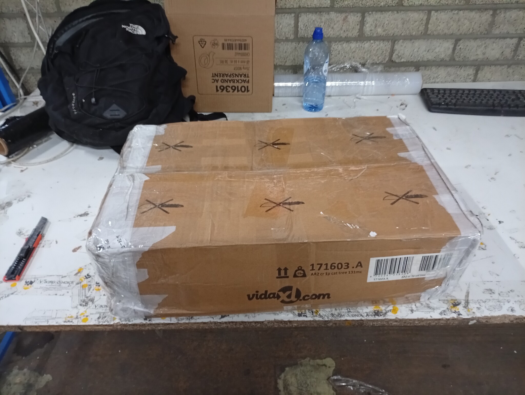 vidaXL Kattenmeubel Crème - 55% Korting! Sisal Krabpalen, 131 cm