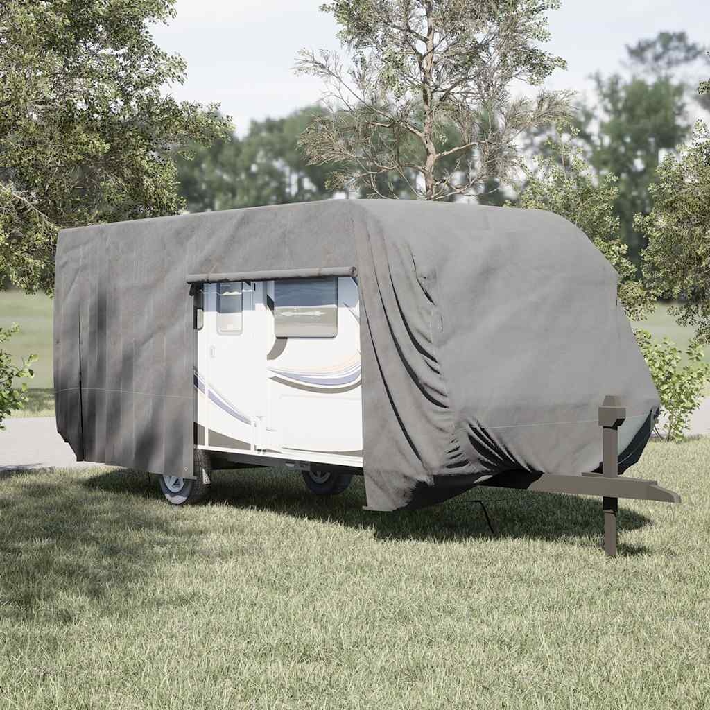 VidaXL Caravanhoes Grijs - 732x250x220cm - 60% Korting! Zo Goed Als Nieuw