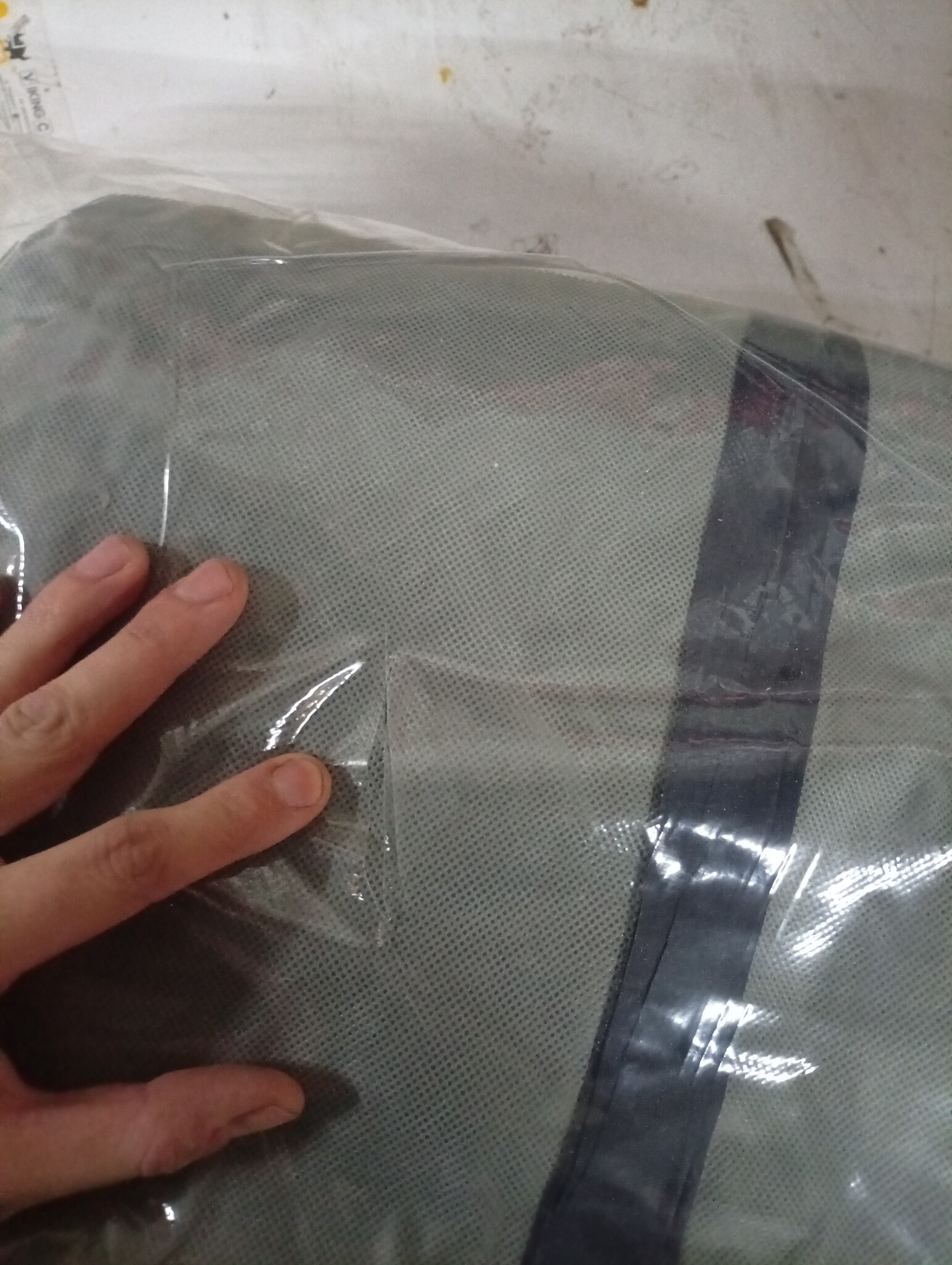 VidaXL Caravanhoes Grijs - 732x250x220cm - 60% Korting! Zo Goed Als Nieuw