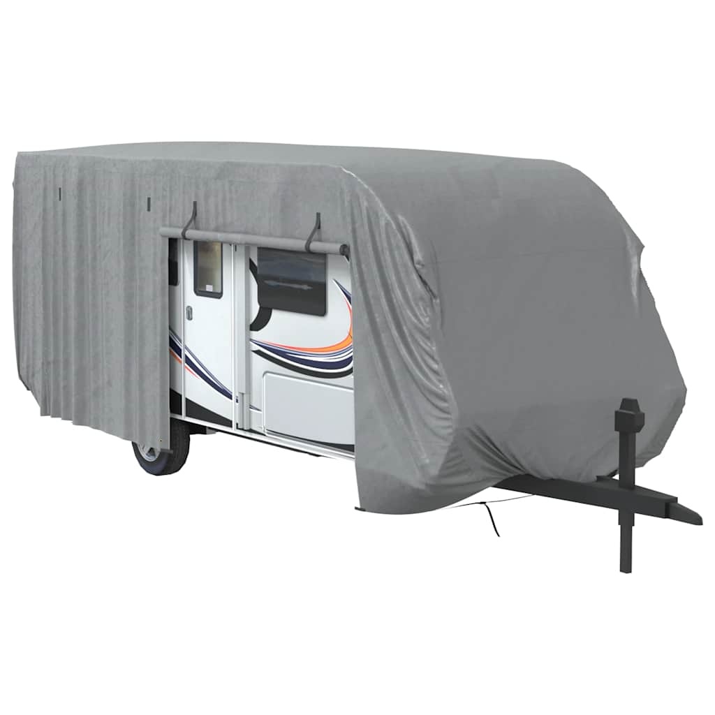 VidaXL Caravanhoes Grijs - 732x250x220cm - 60% Korting! Zo Goed Als Nieuw