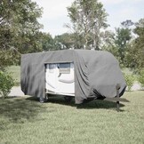VidaXL Caravanhoes Grijs - 732x250x220cm - 60% Korting! Zo Goed Als Nieuw