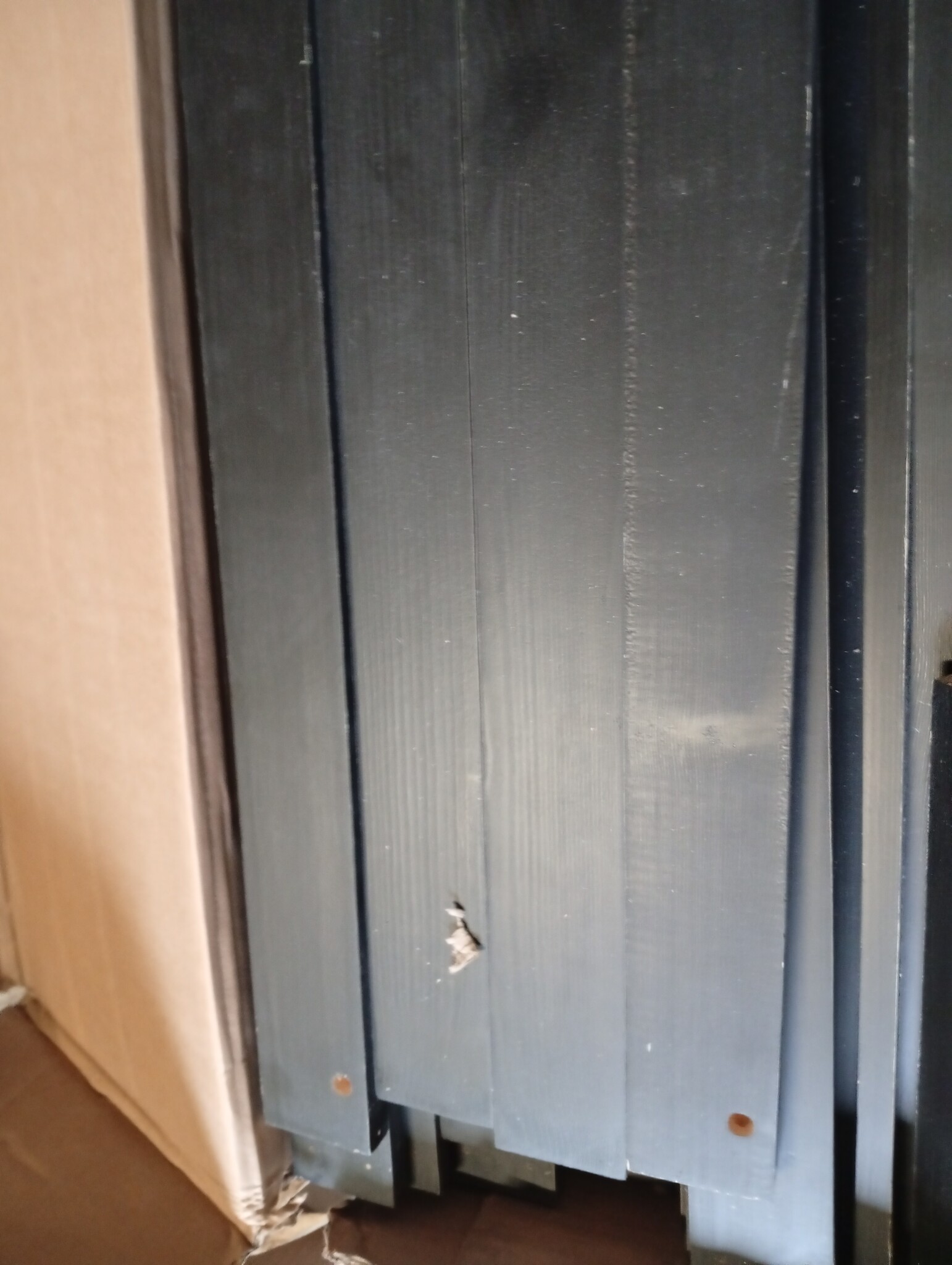 VidaXL 3-delige Loungeset Grenenhout Zwart | 64% Korting! | Kleine Krasjes