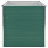 vidaXL Verhoogd Plantenbed 160x80x77cm Groen (Gegalvaniseerd Staal) - 56% Korting!