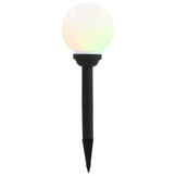 vidaXL RGB LED-solarlampen rond 15 cm | 61% Korting | 4 Stuks