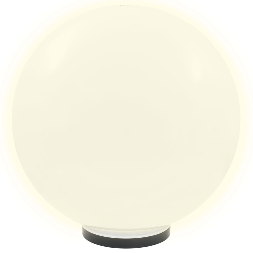 vidaXL Ronde LED-bollamp 50cm PMMA - 46% Korting! Perfect voor uw tuin