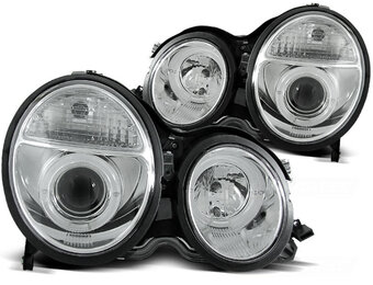 Koplampen Dual Halo Rims MERCEDES W210 E-Klasse '99-'02 - 55% Korting!