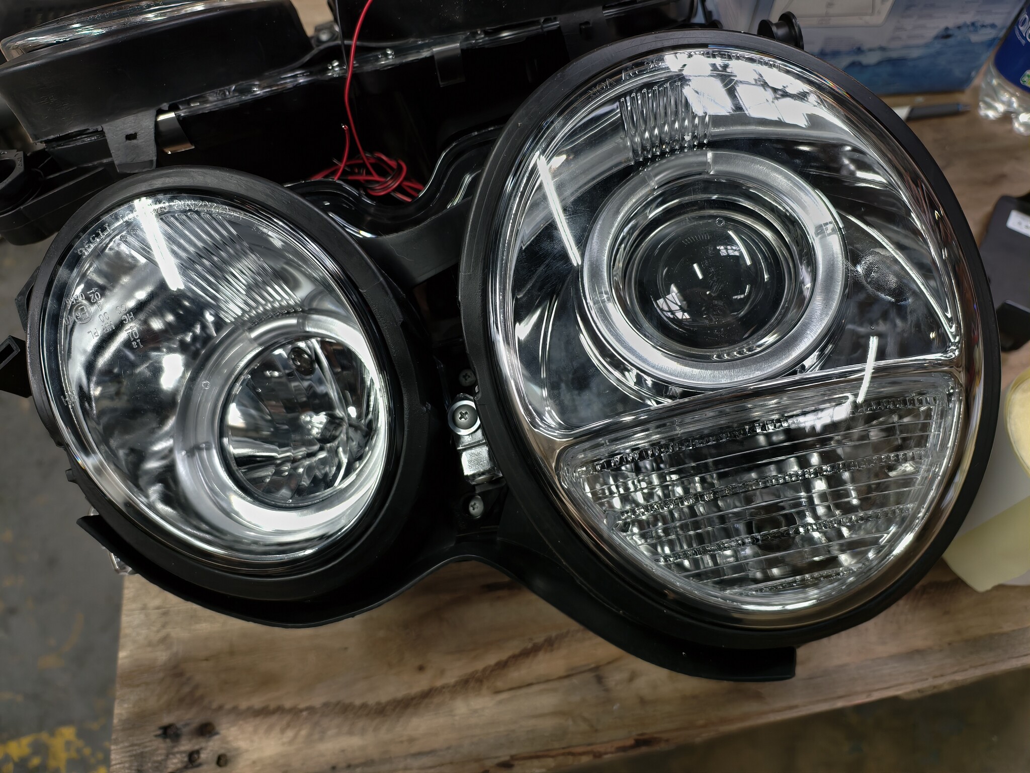 Koplampen Dual Halo Rims MERCEDES W210 E-Klasse '99-'02 - 55% Korting!