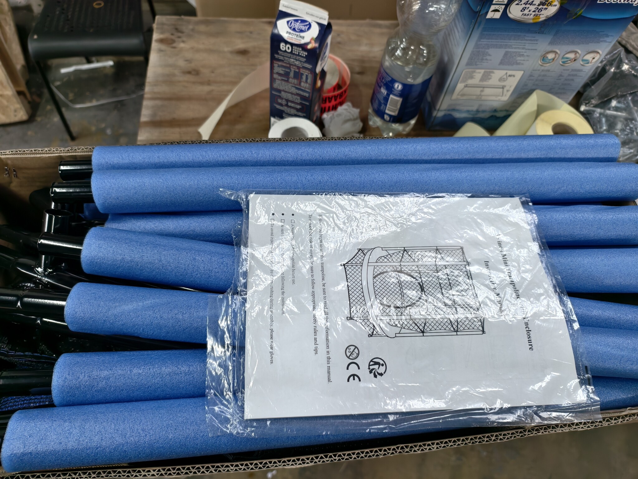 Trampoline Blauw 140 cm | Veiligheidsnet | 40% Korting!