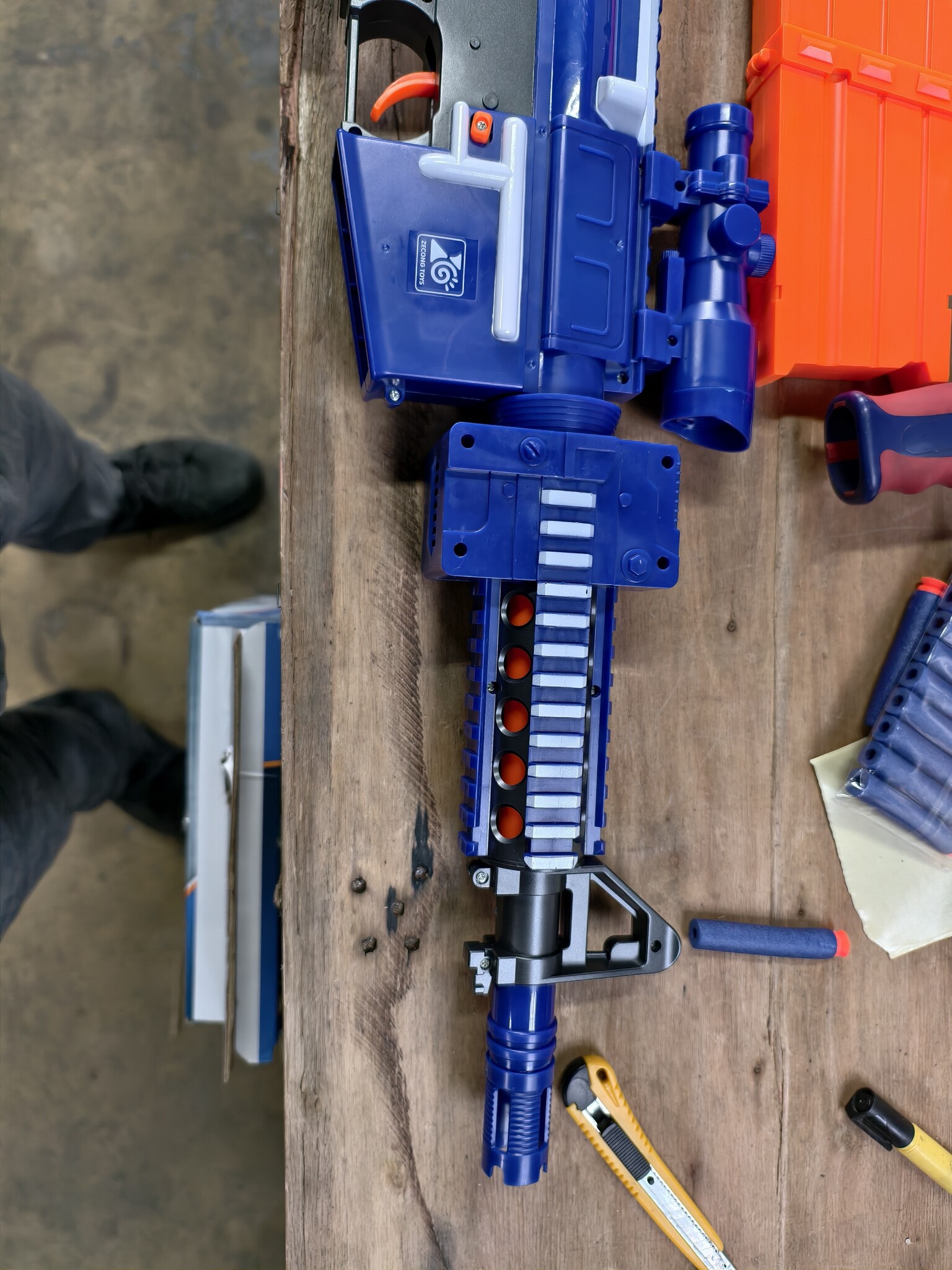 NERF foam pijlen speelgoed machinegeweer - 20 pijlen