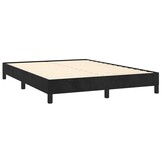 VidaXL Bedframe Fluweel Zwart 140x200cm - Nu 40% Korting!
