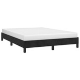 VidaXL Bedframe Fluweel Zwart 140x200cm - Nu 40% Korting!