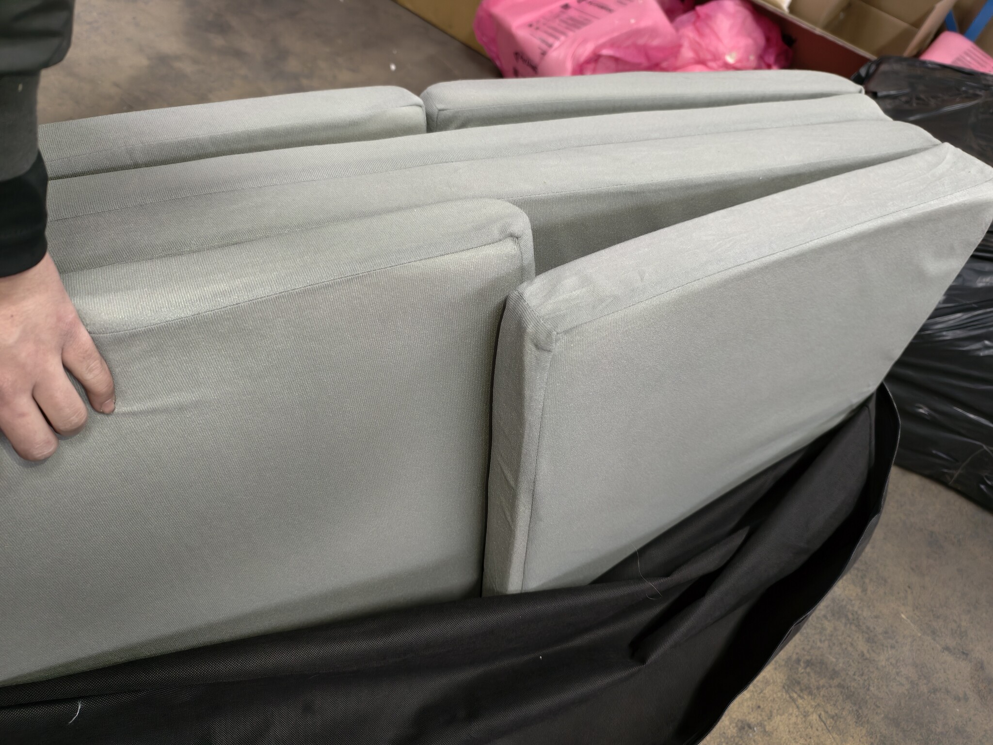 Opvouwbaar 2-persoons Matras 195x120cm Grijs - 40% Korting!