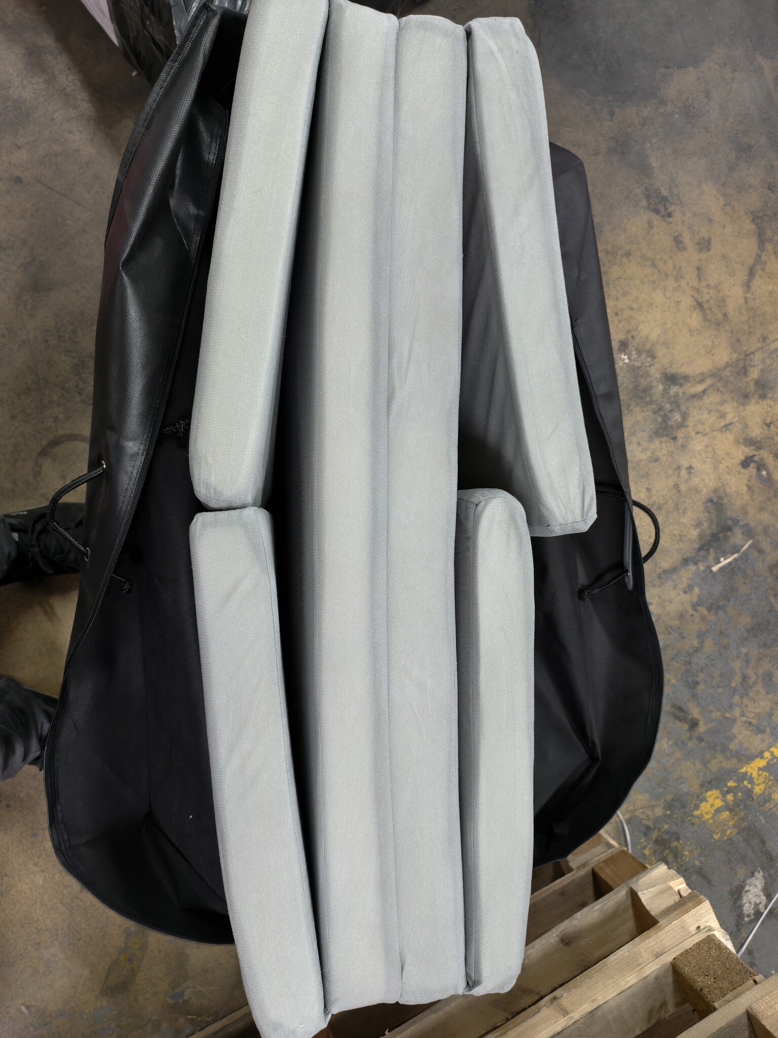 Opvouwbaar 2-persoons Matras 195x120cm Grijs - 40% Korting!