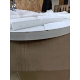 Moderne Houten Salontafel met Opbergruimte | 40% Korting | Wit (60x60x40cm)