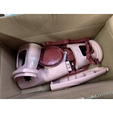 Kaptafel kind - make up tafel met spiegel - 44x24,5x76cm - roze