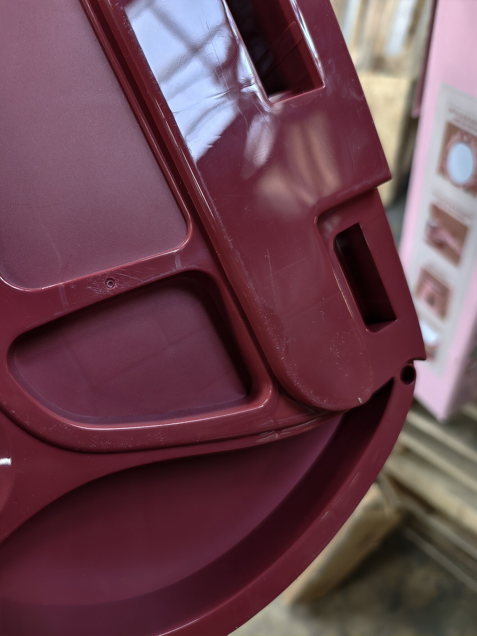 Kaptafel kind - make up tafel met spiegel - 44x24,5x76cm - roze