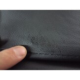 vidaXL Chaise longue met kussen kunstleer zwart