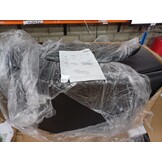 vidaXL Chaise longue met kussen kunstleer zwart