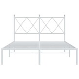 vidaXL Bedframe Metaal Wit 120x200cm - 40% Korting!