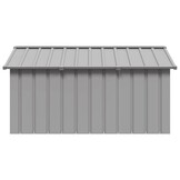 vidaXL Hondenhok Gegalvaniseerd Staal Grijs - 40% Korting!