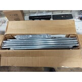 vidaXL Kippenkooi 2x2x2 m gegalvaniseerd staal zilverkleurig en grijs