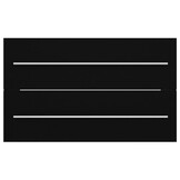 VidaXL Wastafelkast Zwart Bew. Hout - 55% Korting! (Lichte Krasjes)